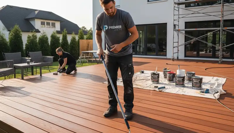 Professional deck staining and restoration in Oak Park, IL by expert house painters