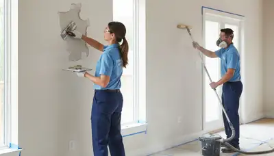 Professional drywall repair and wall restoration in Oak Park, IL home interior