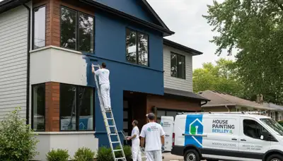 Professional house painting services in Oak Park IL by local expert painters