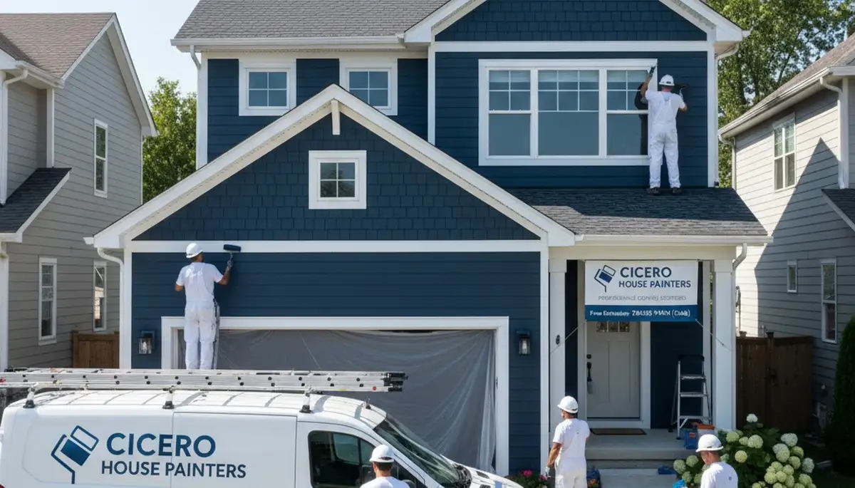 House painters in Oak Park, IL providing professional interior and exterior painting services
