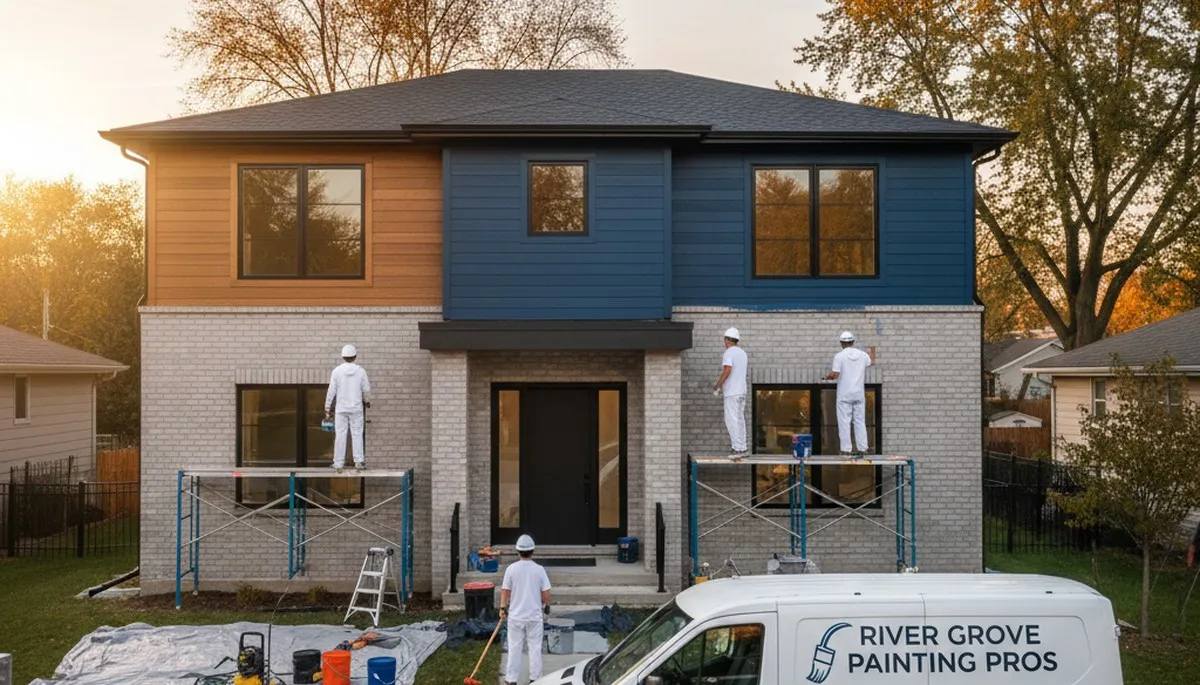 House painters in Oak Park, IL providing professional interior and exterior painting services