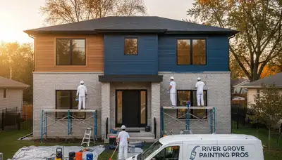 House painters in Oak Park, IL providing professional interior and exterior painting services
