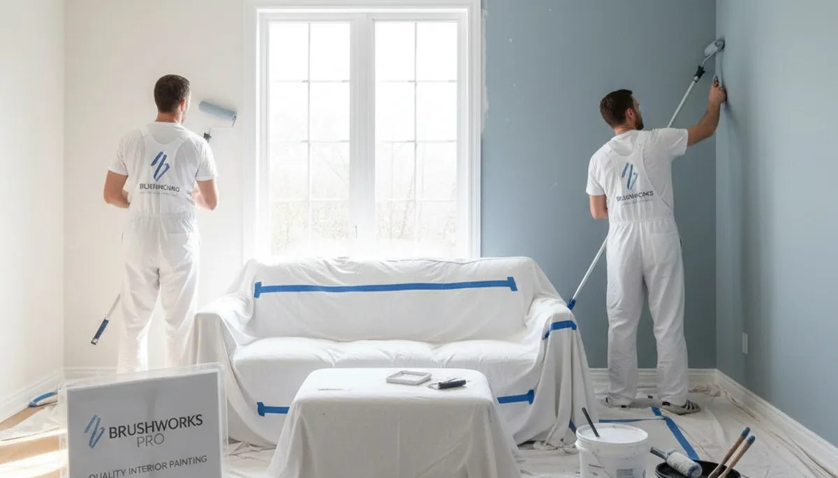 Professional interior house painting in Oak Park, IL by expert local painters