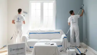 Professional interior house painting in Oak Park, IL by expert local painters