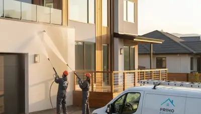 Professional pressure cleaning Oak Park IL restoring home siding and driveway by expert house painters